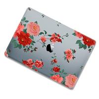 Lunso MacBook Pro 16 inch (2019) cover hoes - case - Red Roses - thumbnail