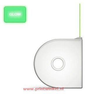 3D Systems CubePro filament PLA cartridge Glow in the Dark groen (origineel)