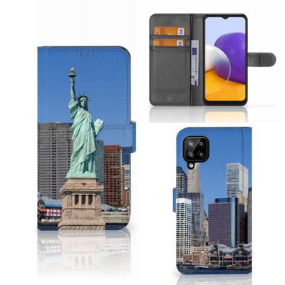 Samsung Galaxy A22 4G | M22 | Flip Cover | Vrijheidsbeeld Samsung Galaxy A22 4G | M22 | Flip Cover | Vrijheidsbeeld