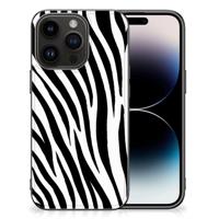 iPhone 15 Pro Dierenprint Telefoonhoesje Zebra - thumbnail