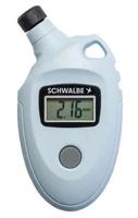 Schwalbe , airmax pro air pressure gauge, weee-reg.no. de95299600, light blue, inclusive adapter für click valve ventile, (herst.-nr. 6010.02) - thumbnail