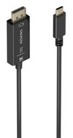 Kabel USB-C naar DisplayPort Aisens A109-0879 Zwart 1,8 m - thumbnail