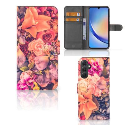 Samsung Galaxy A24 4G Hoesje Bosje Bloemen Samsung Galaxy A24 4G Hoesje Bosje Bloemen