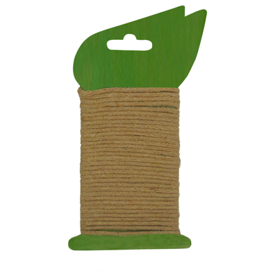 Nature jute touw groen met ijzeren kern Nature jute touw groen met ijzeren kern