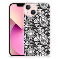 iPhone 13 mini | TPU Case | Black Flowers - thumbnail