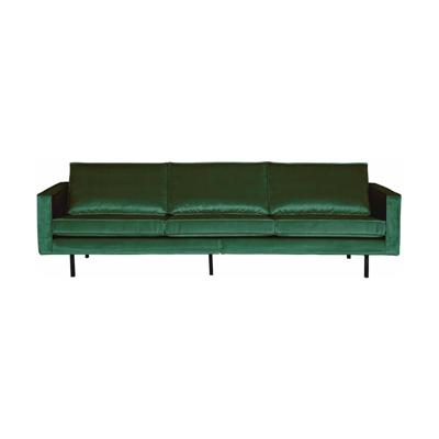 WOOOD Bank 3-zits 'Rodeo' Velvet, 277cm, kleur Forest Green WOOOD Bank 3-zits 'Rodeo' Velvet, 277cm, kleur Forest Green