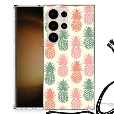 Samsung Galaxy S24 Ultra Beschermhoes Ananas Samsung Galaxy S24 Ultra Beschermhoes Ananas