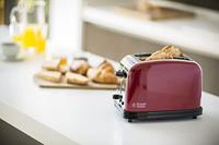 Russell Hobbs 23330-56 broodrooster 2 snede(n) Zwart, Rood, Roestvrijstaal - thumbnail