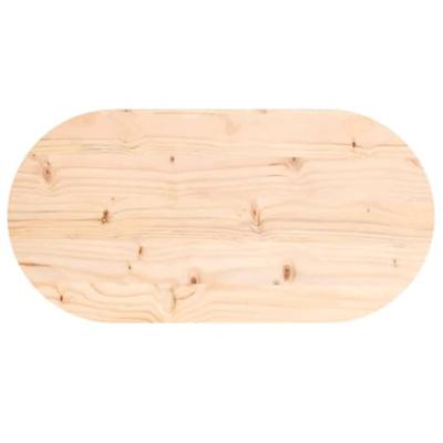 Tafelblad ovaal 60x30x2,5 cm massief grenenhout Tafelblad ovaal 60x30x2,5 cm massief grenenhout