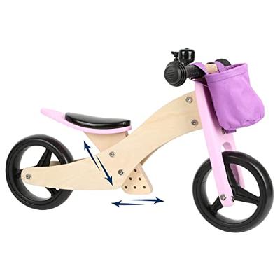 Small Foot houten driewieler en 2in1 roze - thumbnail