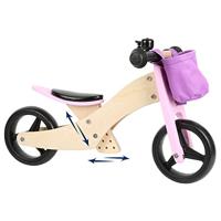 Trainingsfiets 2-in-1 Trike Roze - thumbnail