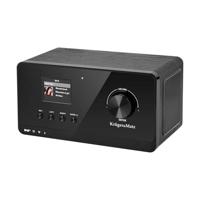 Krüger&Matz KM0816.1 Internetradio Zwart + FM - thumbnail