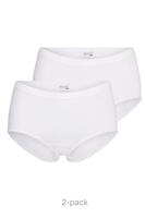 2-pak dames slip - midi comfort - badstof kruisje - Dames onderbroek - dames ondergoed - thumbnail