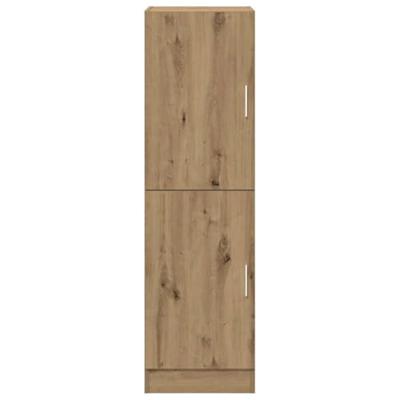 Keukenkast 38x41,5x131,5 cm bewerkt hout artisanaal eiken