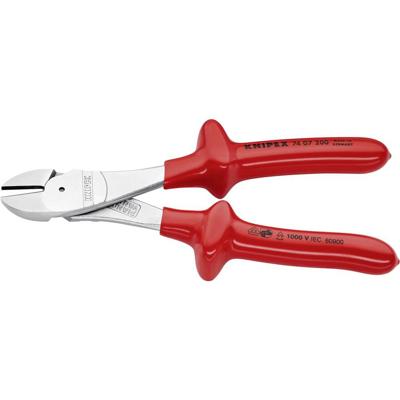 Knipex 74 07 200 74 07 200 VDE Kracht-zijsnijtang Met facet 200 mm Knipex 74 07 200 74 07 200 VDE Kracht-zijsnijtang Met facet 200 mm