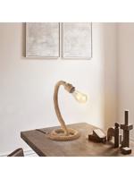 Light depot - tafellamp Pier Rope - bruin - Outlet - thumbnail