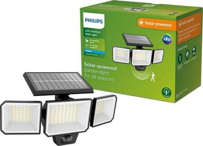 Philips LED Nysil 8720169269156 Wandspot op zonne-energie met bewegingsmelder 8.7 W Lichtkleur (naam): Koudwit Philips LED Nysil 8720169269156 Wandspot op zonne-energie met bewegingsmelder 8.7 W Lichtkleur (naam): Koudwit