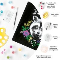 Ravensburger creart - pixie cold edition raccoon - thumbnail