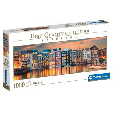 Clementoni legpuzzel panorama bright amsterdam, 1000st.