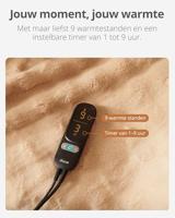 Duux Yentl Overblanket Bubble Rabbit Faux Fur (200x 2000) Elektrische deken Beige - thumbnail