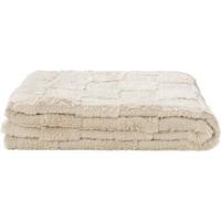 Plaid Sjors - zand - 130x170 cm - thumbnail