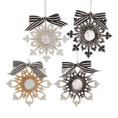 Modern metaal h12 cm Ornament kerstbal Kurt S. Adler - Kurt s adler