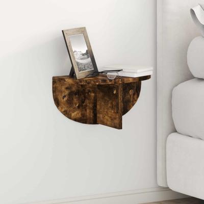 Wandplank Gerookt eiken 38 x 19 x 19 cm Bewerkt hout Wandplank Gerookt eiken 38 x 19 x 19 cm Bewerkt hout