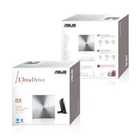 ASUS Externe USB Ultra Slim DVD-brander SDRW-08U5S-U zilver - thumbnail