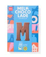 HEMA Chocoladeletter melk M 140g - thumbnail