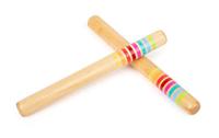 Small Foot houten gekleurde drumstokken - thumbnail
