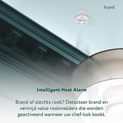 Frient Intelligent Heat Alarm melder (Wit, Zigbee 3.0)