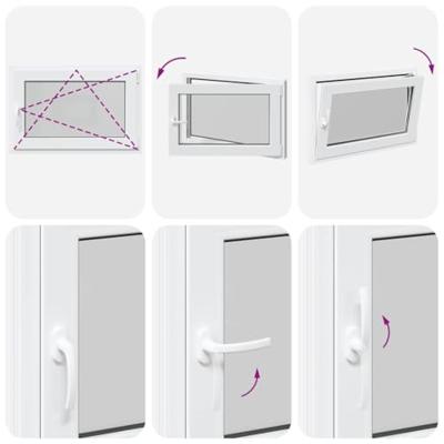 Kelderraam "RISOR" 90x70 cm draai-kiep DIN rechts wit Kelderraam "RISOR" 90x70 cm draai-kiep DIN rechts wit