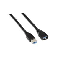 AISENS A105-0042 - USB-kabel (2 m, USB A, USB A, 3.0 3.1 Gen 1), 5000 Mbit/s, zwart) - thumbnail