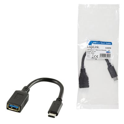 LogiLink adapter adapterk.usb-c to usb-a - thumbnail