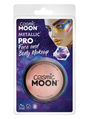 Cosmic Moon Metallic Glitter Shaker Ros Goud