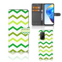 Xiaomi Mi 10T Pro | Mi 10T | Telefoon Hoesje | Zigzag Groen - thumbnail