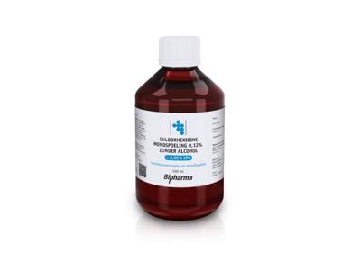 Chloorhexidine mondspoeling 0.12% 500 Milliliter