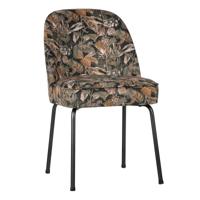 WOOOD Eetkamerstoel 'Vogue' Velvet, kleur Bouquet Zwart - thumbnail