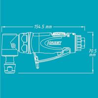 HAZET Slijpmachine · haaks 9032N-5 · Lengte: 155 mm - thumbnail