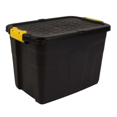 Opbergbox bankers box 60l met hndgr robuust zwart