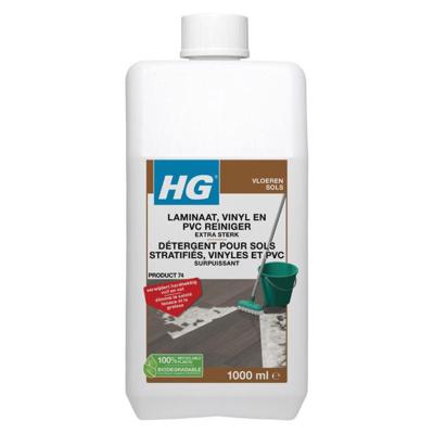 Laminaat, vinyl en PVC reiniger extra sterk 1000 ml HG - Hg Laminaat, vinyl en PVC reiniger extra sterk 1000 ml HG - Hg