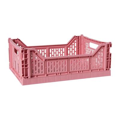 Vouwkrat groot - roze - 14.5x40x30 cm Vouwkrat groot - roze - 14.5x40x30 cm