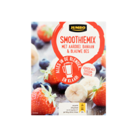 Jumbo Smoothiemix Aardbei, Banaan & Blauwe Bes 250 g - thumbnail