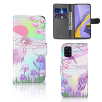 Samsung Galaxy A51 | Telefoonhoesje | Met pasjeshouder | Bird - thumbnail