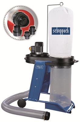 Scheppach Spaanafzuiging HD12 550W 1150m³ per uur Scheppach Spaanafzuiging HD12 550W 1150m³ per uur