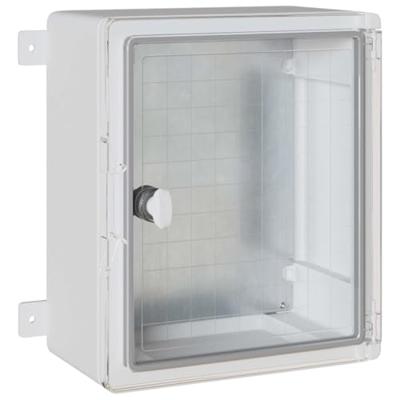 VidaXL Bedieningskast grijs 30 x 16,5 x 35 cm abs kunststof