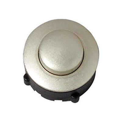 Heidemann 70094 Belknop 1-voudig Vernikkeld 24 V/1 A