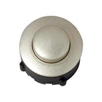 Heidemann 70094 Belknop 1-voudig Vernikkeld 24 V/1 A - thumbnail