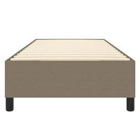 Boxspringframe stof taupe 100x200 cm - thumbnail