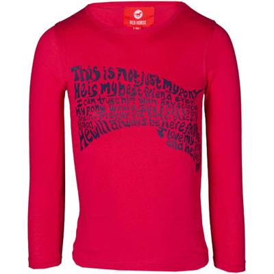 Red Horse Winner kinder shirt roze maat:128